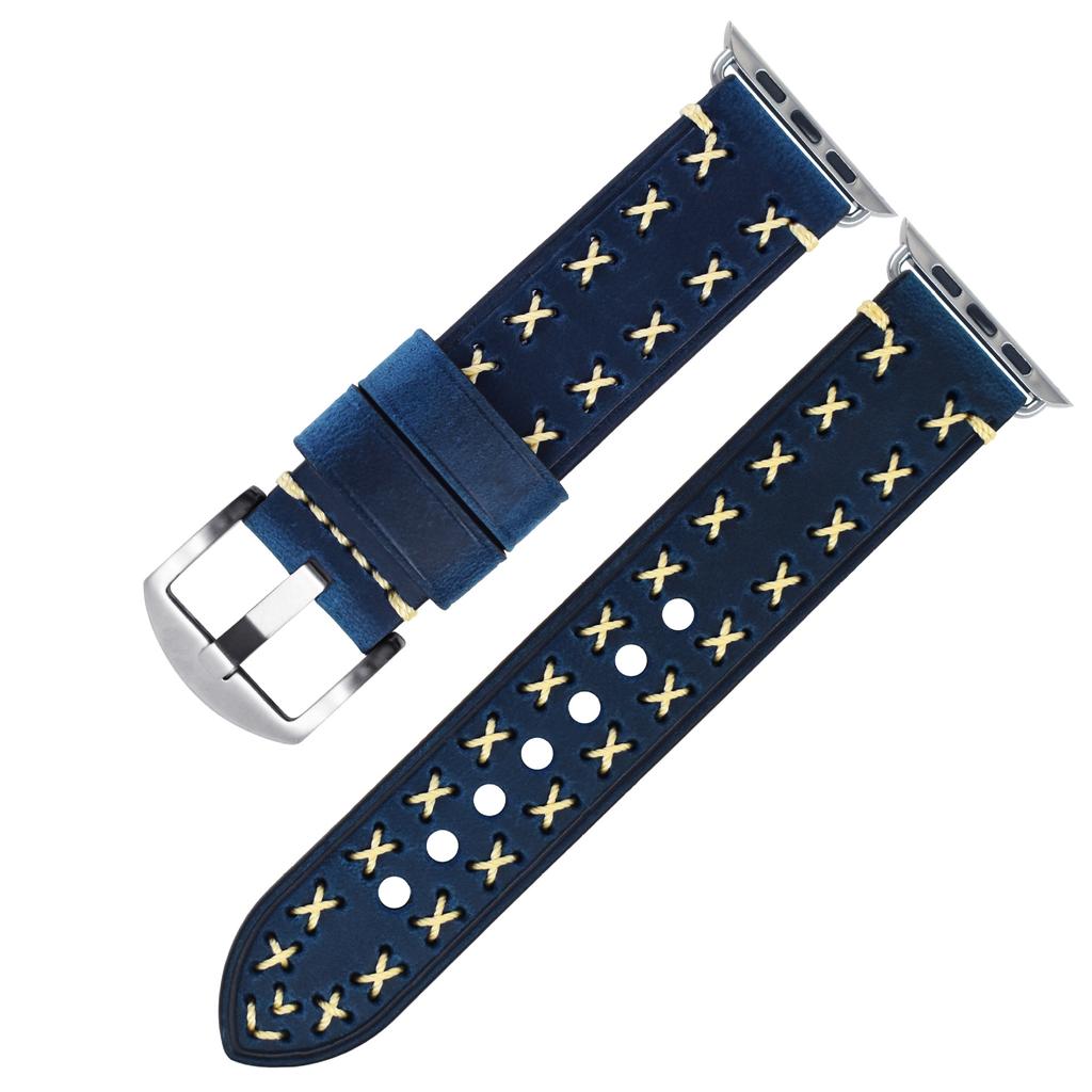 Suitable For Iwatch Strap Apple 8/7/6/5Se Leather Strap Apple Watch8 Bracelet Accessories Strap