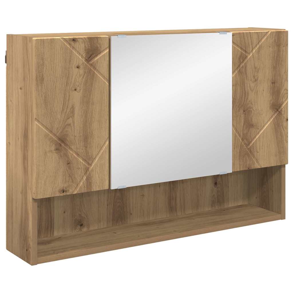 Bathroom Furniture Set 2 Pieces Artisan Oak 76.5 X 35 X 64 Cm