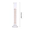 Glass Graduated Cylinder 100 mL Measuring Cylinder Science Test Single Metric