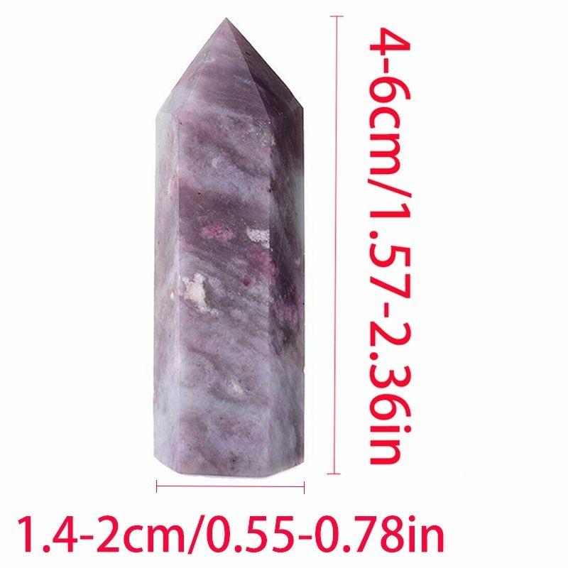 Beautifully Authentic Pink Tourmaline Tower Quartz Crystal Point Wand For Reiki Healing