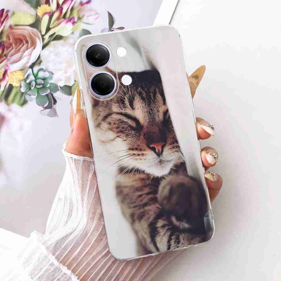 For vivo Y05 4G 6.74" Case Simple Cute Cartoon Cat Rabbit Silicone TPU Back Cover For Vivo y05 VIVO Y 05 4G Phone Cases Bumper