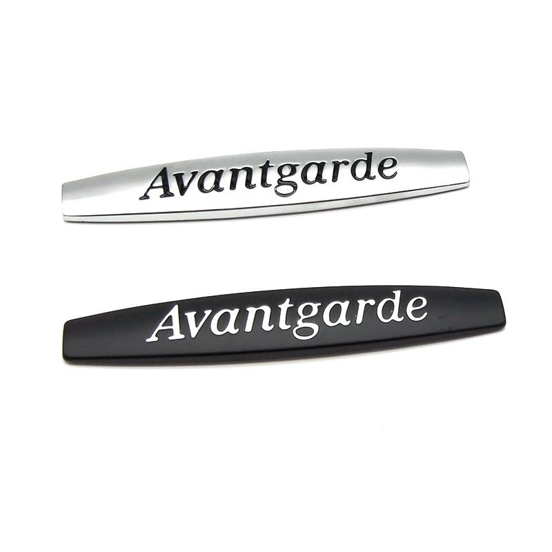 10x1.7CM Auto Seiten Metall Aufkleber Heck für Mercedes Benz Avantgarde Grand Edition Emblem W211 W212 W213 W205 GLA GLK GL GLC GLE
