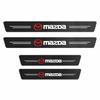 Mazda Side Step Car Door Guard Premium Scratch Scratch Dirt Set of 4 Guards, Stickers, Leather, Material, Concealing, Prevention, Prevention, (Mazda)