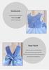 Girls' 2025 Summer Formal Piano Performance Dress - Stylish Backless Princess Gown for Children's Fashion Show