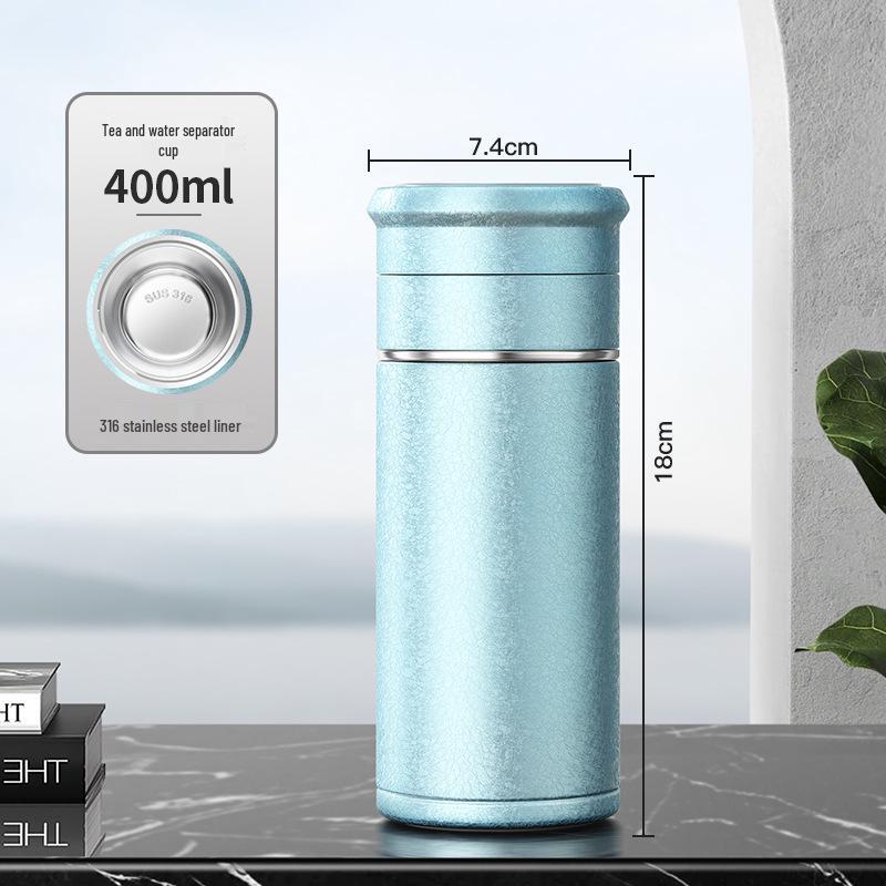 Portable Men's 316 Stainless Steel Tea Brewing Thermos Cup