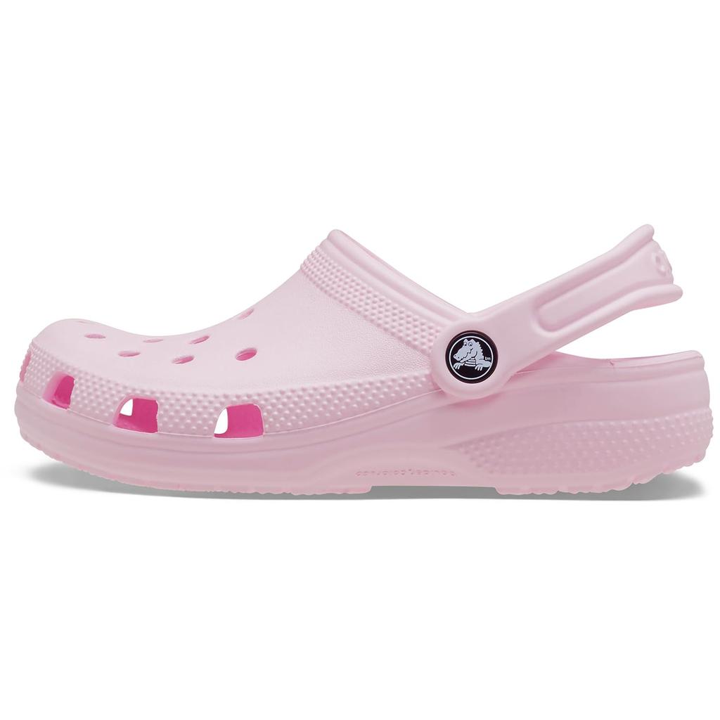 Crocs Classic Clogs, Barn Rosa, Mjölkvit, 20cm