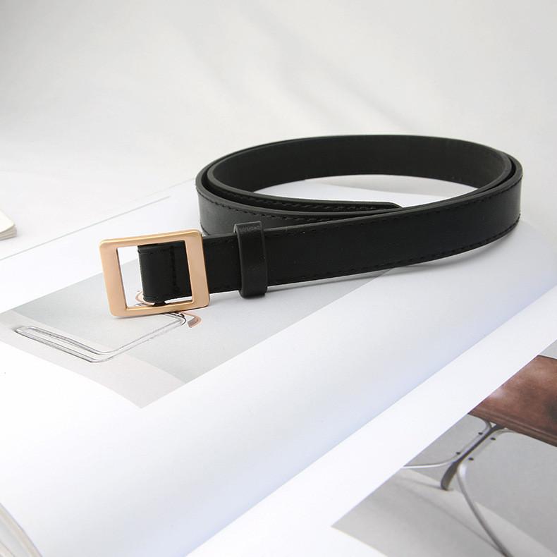 Simple And Versatile Korean Style Women's No-hole Belt For Summer Fashion