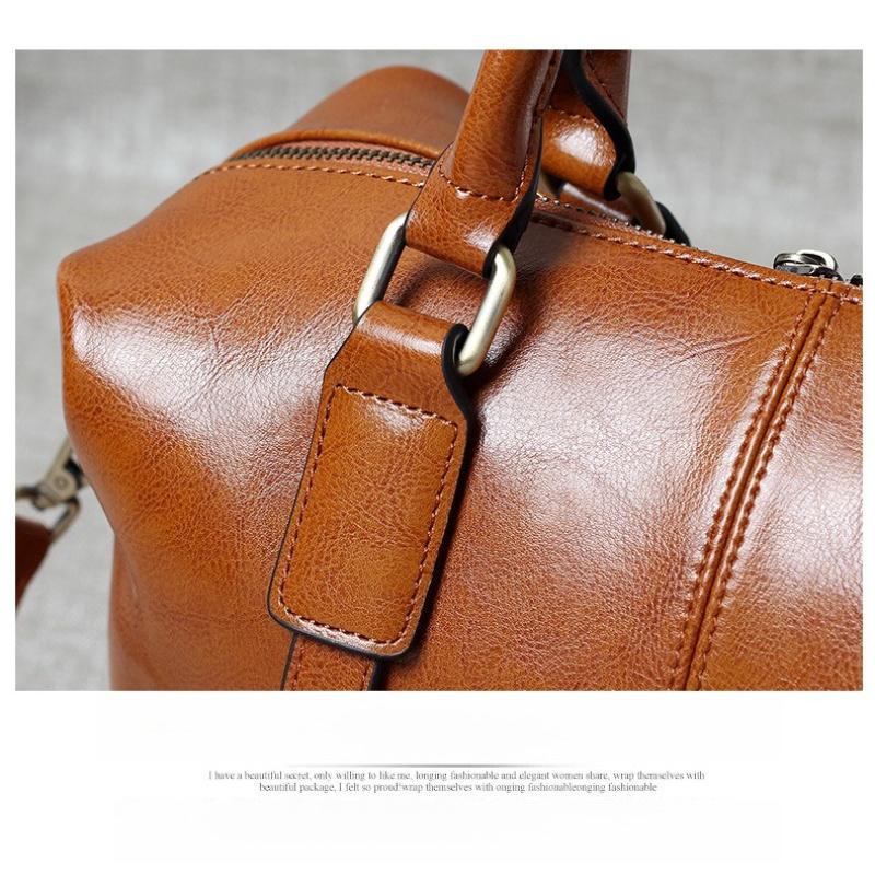 100% Genuine Leather Women Large Handbag Bag Shoulder Ladies Luxury Design Crossbody Bag Commuter Shopping Tote Bag for Women