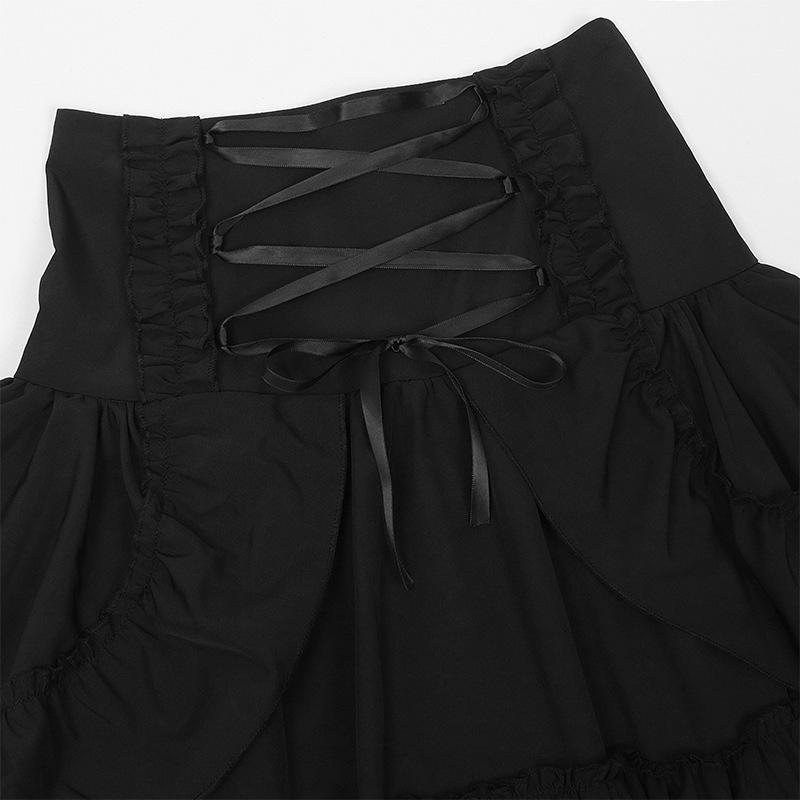 Victorian Renaissance Double-Layer High-Waisted Women's Halloween Costume Dress