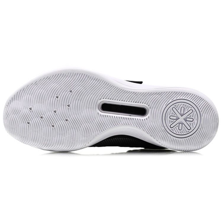 Li Ning Block Mid-Top Basketball Professional Competition Shoes Men Basketball Shoes Standard-Black ABAN065-1