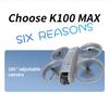 K100max GT3 Drone: Mini Dual-Camera Quadcopter with Optical Flow & Full Protection for Aerial Photography.