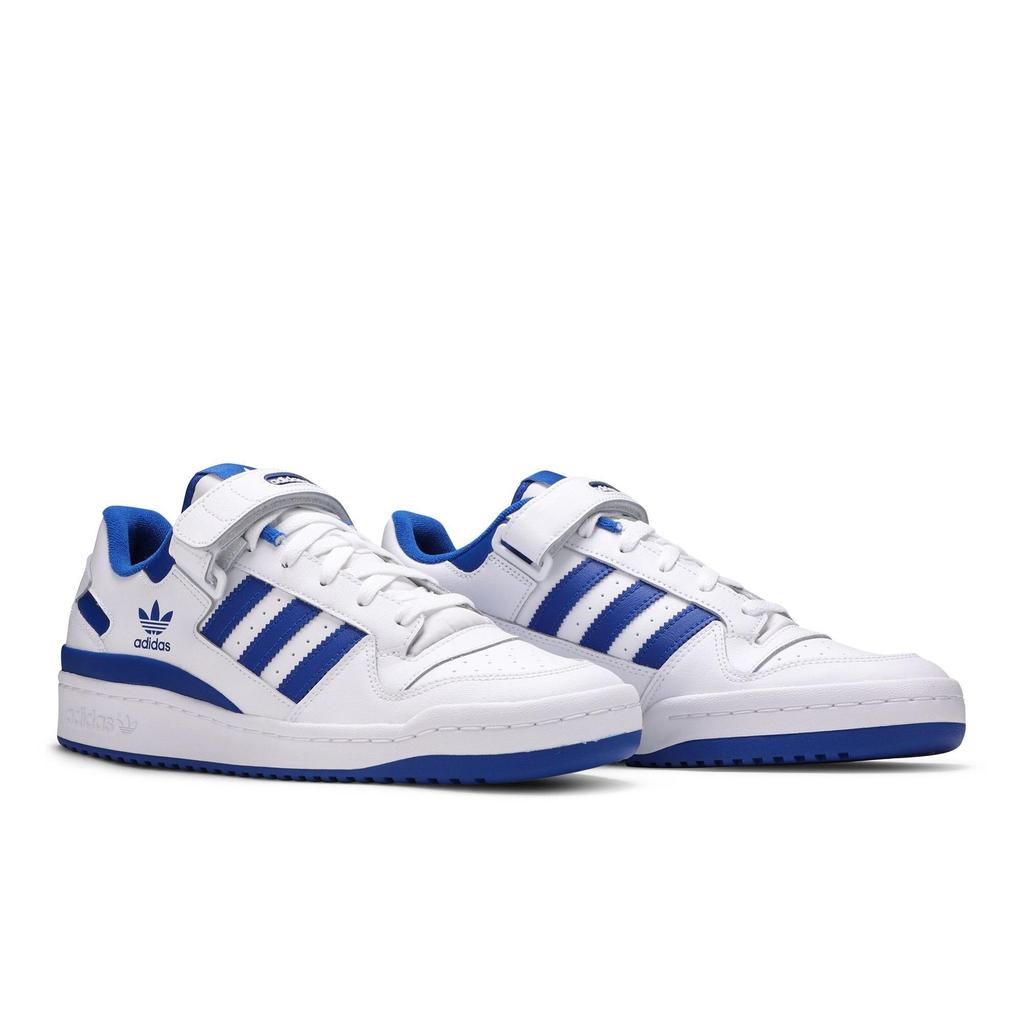 adidas Forum Low 'White Royal Blue' (Unisex) Cloud White / Cloud White / Royal Blue Skateboard Shoes FY7756