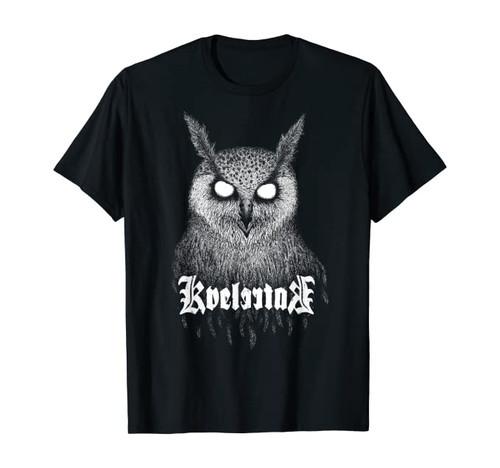 Kvelertak Футболка с совой Унисекс Футболка XL