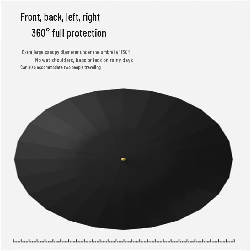 Ximengyuan 24-Rib Manual Long Handle Windproof Umbrella, 10-Pack