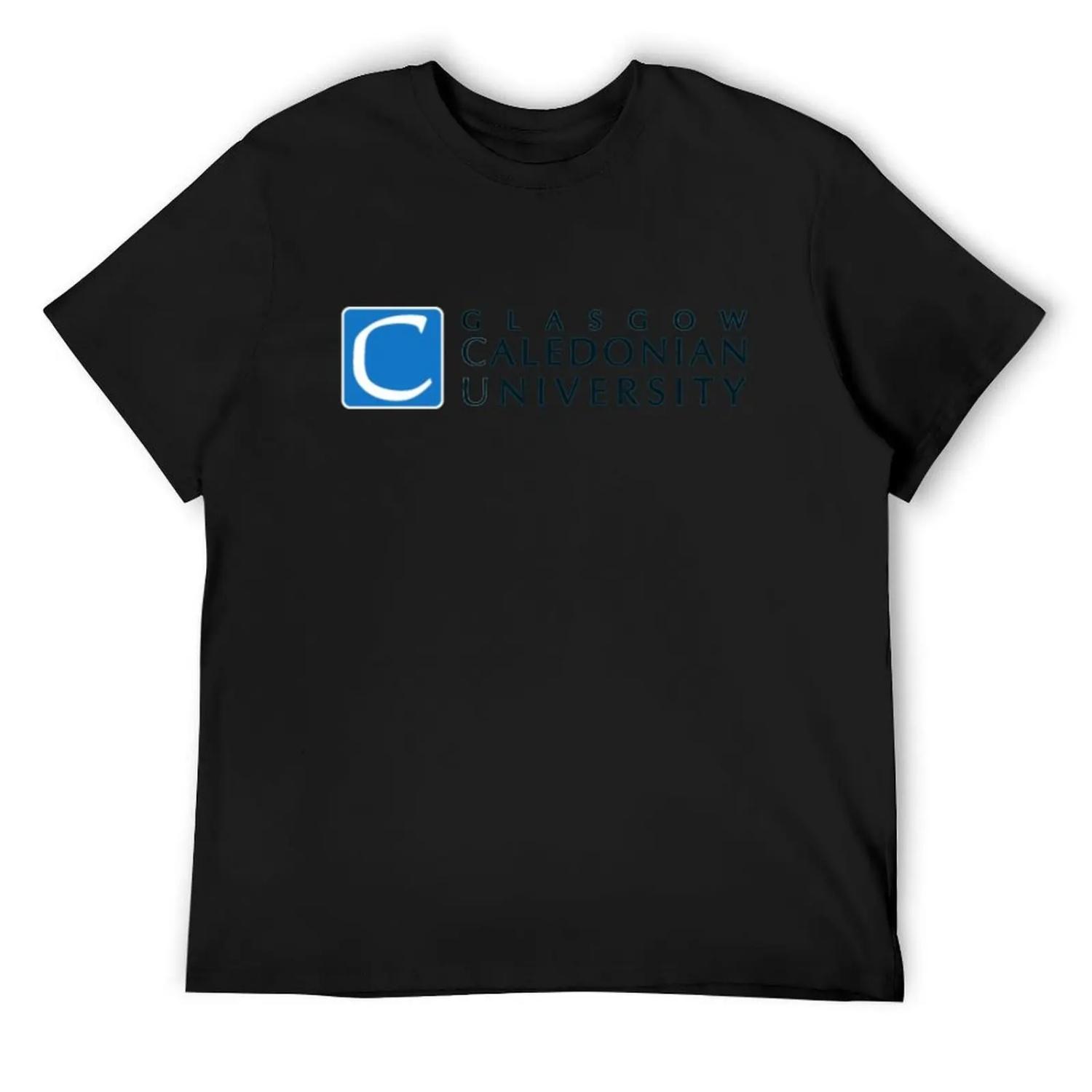 Glasgow Caledonian University T-Shirt summer top korean fashion T-shirts oversize luxury clothes men S