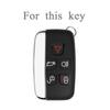 For Land Rover Range Rover Evoque Sport Freelander Discovery Velar For Jaguar Xe Xf Xj Tpu Car Key Case Shell Cover Fob