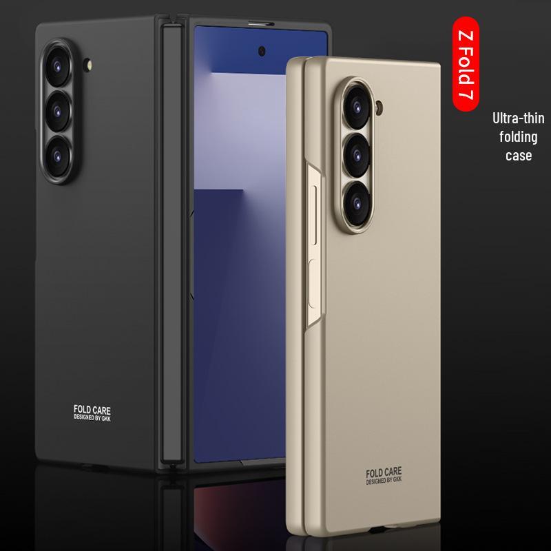 Ultra-Thin Matte Phone Case for Samsung ZFold7: Fashionable, Solid Color, Folding Protective Cover