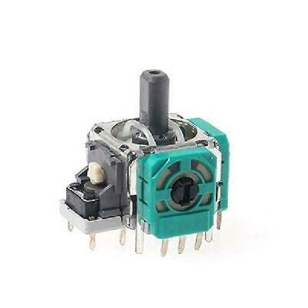 LeHang 2X Alps Internal 3D Analog Thumb Sticks Joystick Thumbstick Replacement for Xbox Series X/S 2020 Controller (Green, ABS Material)