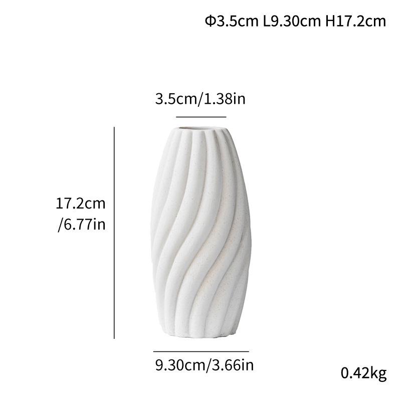 Wensu European Luxury Decorative Ceramic Vase for Living Room