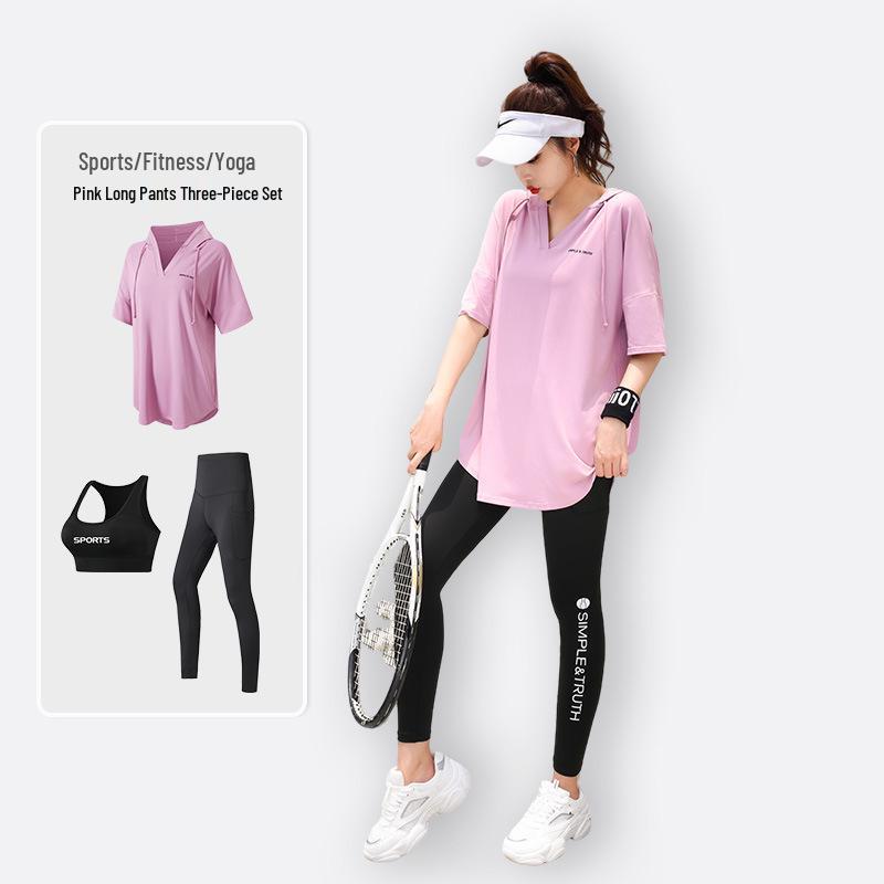 2024 Plus Size Yoga & Running Fitness Set - Tummy Control, Slim Fit