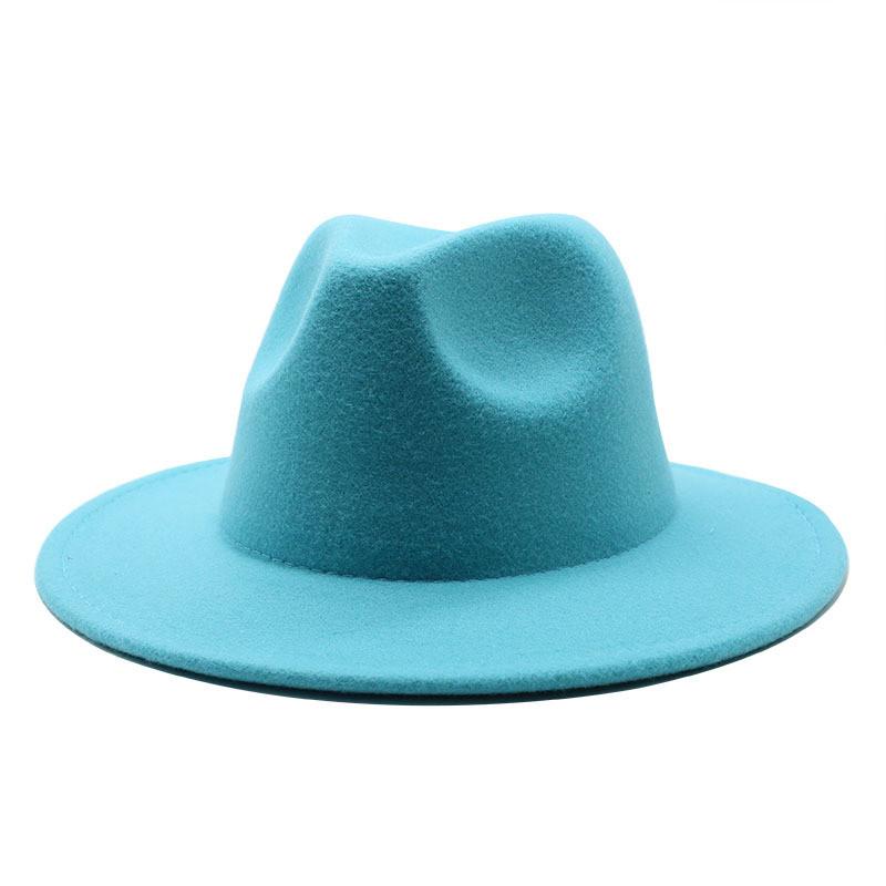 Cappello Fedora in Feltro di Lana per Uomo e Donna Con Protezione Solare e Traspirabilità Per la Moda Estiva