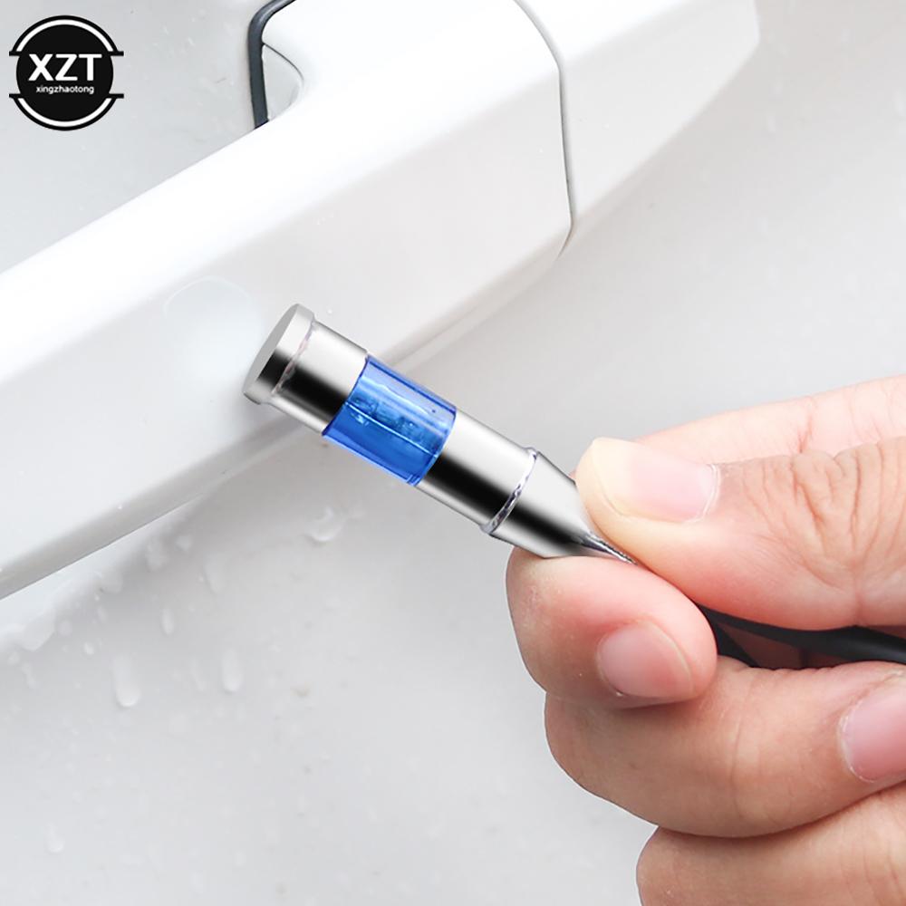 New Static Rod Electrostatic Discharger High Voltage Anti-Static Keychain Silver Tone Winter Dry Climate Static Eliminator