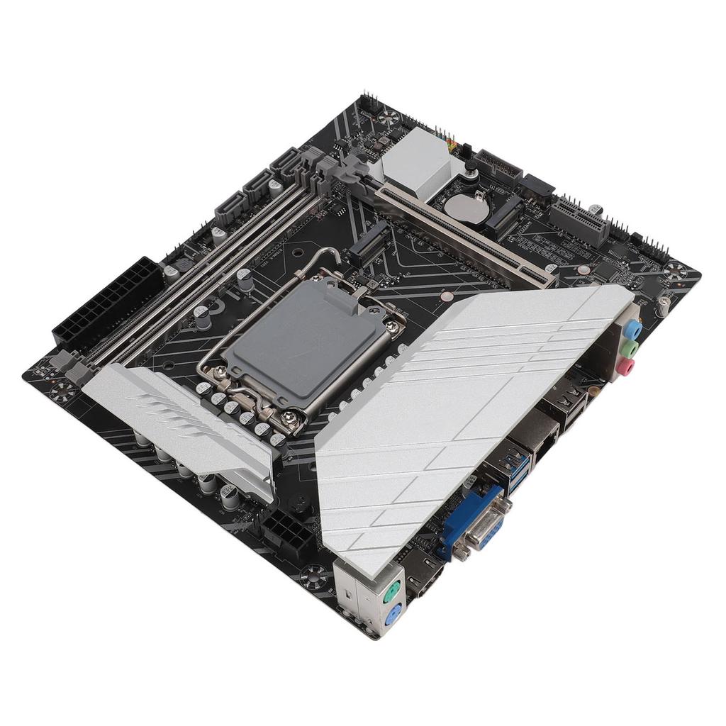 B760M K DDR4 Motherboard LGA1700 for Intel GEN12 13 Series MATX Mainboard with PCIe 4.0 M.2 Slot SATA3.0 USB 3.0 Aura