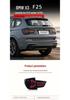 LED Tail Light Assembly with Flowing Turn Signals for 2011-2017 BMW X3 F25 (Modified G45)