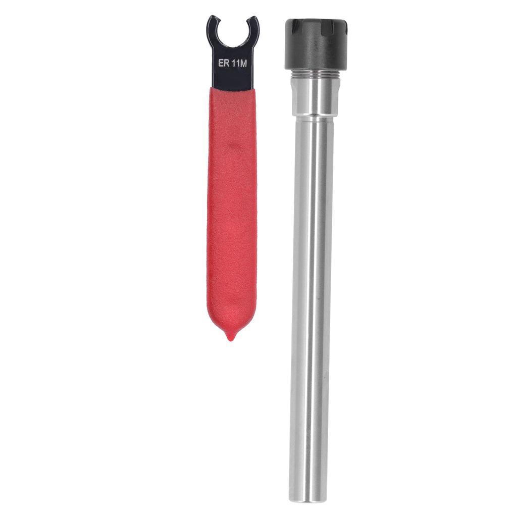 Spannzangenfutterhalter Gerade Lang CNC Fräsen Verlängerungsstange 17mm Spannbereich Schlüssel(C10ER11M100L