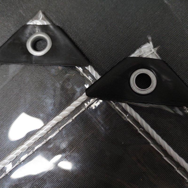 0.55mm Transparent PVC Tarpaulin Garden Greenhouse Plant Keep Warm Rainproof Gazebo Furniture Waterproof Clear Tarp Canopy