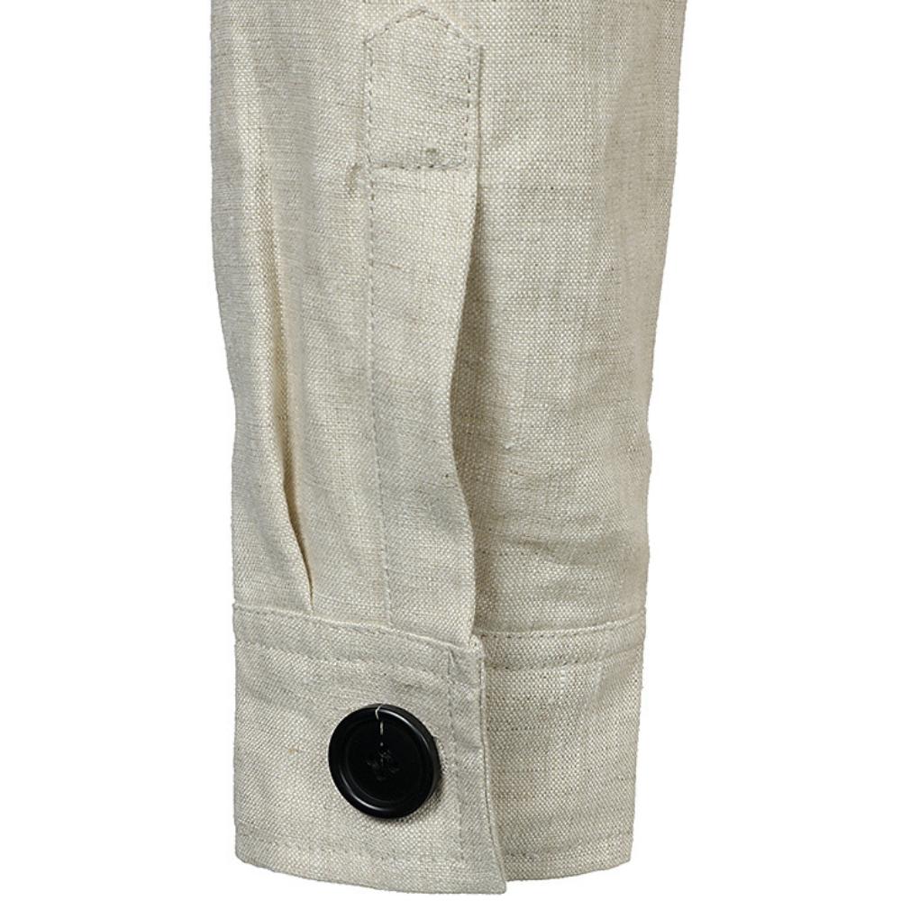 Lněné sako Britský Retro Gentleman Slim Fit Sako Lovecké