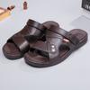 Fashion Rubber Men's Sandals and Slippers, Two In One, Summer Men's Driving 2026 Popular Thick Soled Anti Slip Beach Shoes