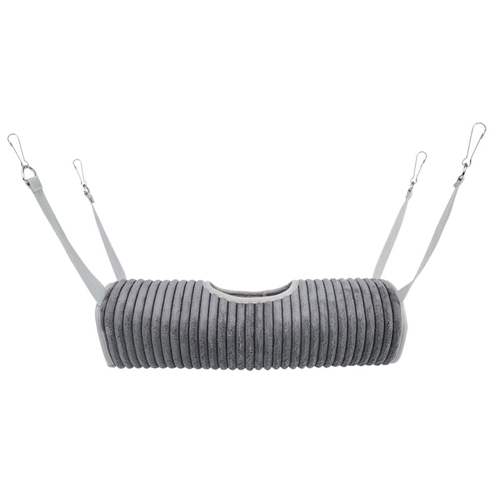 

Зимний теплый туннель-гамак для маленьких животных, труба для сахарного поссума, кровать-качели, гнездо, спальное место, игрушка для крысы, хорька серый