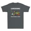 Black Cat Gardening Because Murder Is Wrong Shirt Black Cat Lovers Unisexs TShirt