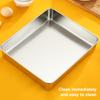 Tiramisu Muffin Pan Stainless Steel Cheesecake Pan Baking Mould Rectangle Cake Pan For Birthday Cake Cake Bread Chiffon Tiramisu