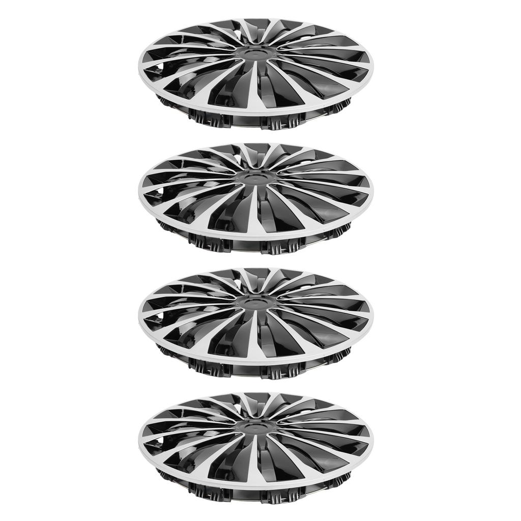 4PCS Hub Wheel Covers 14 Inch Clip On Mounting Stylish Design for R14 Car Tires