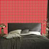 Christmas Autumn Plaid Wallpaper Coral and Red 50x1000