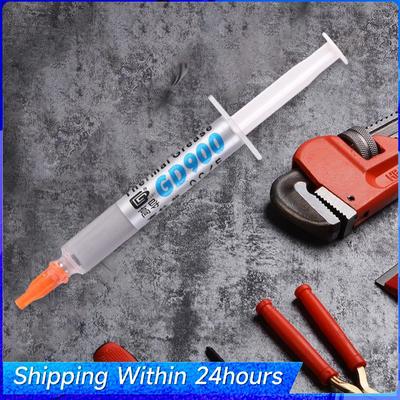 GD900 Thermal Conductive Grease Paste Net Weight 3 Grams Heat Sink Compound Heat-dissipating Silicone Paste for Computer CPU