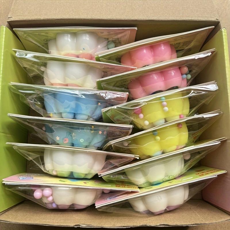 1 Stück Squishy Katzenpfoten Quetschspielzeug für Kinder Weiche Knet-Stressabbau-Spielzeuge mit Dekorativen Perlen Halloween Weihnachtsgeschenke