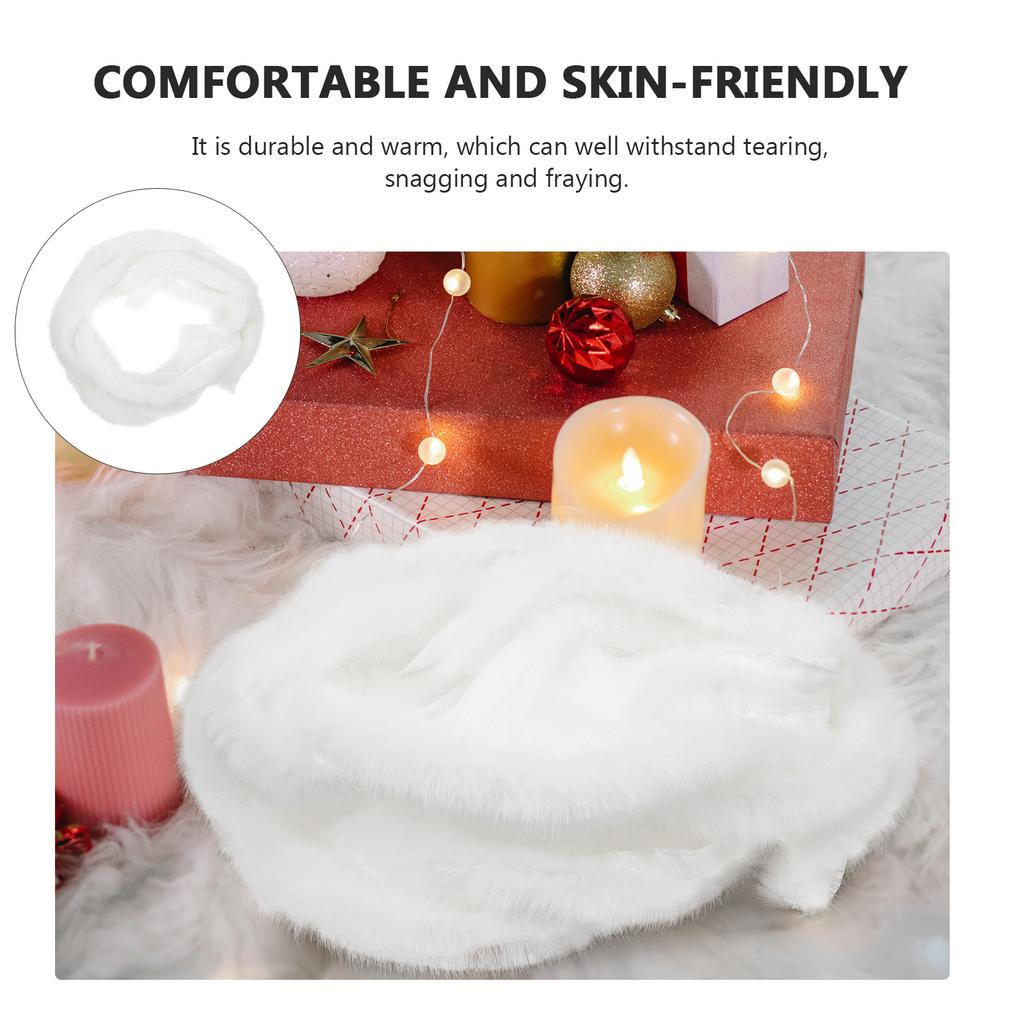 1 Stück Faux Rollbesatz für Hanfu Weihnachtskostüm DIY Künstliche Girlande Weihnachtsbaumschmuck Bastelbedarf Handarbeit Nähen