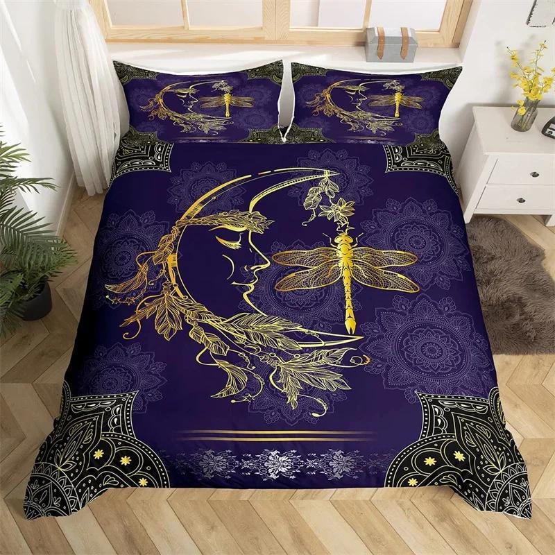 Comforter Dragonfly Single Twin King Girls Dandelion Bedding Set Butterflies Botanical Floral Comforter For Women Room