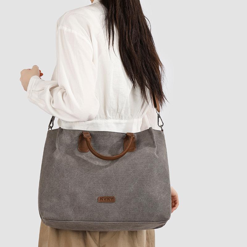 Canvas Bag Commuter Large Capacity Crossbody Bag Women Tote Bag