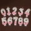 Birthday Number 0-9 Candles Crown Number Candles Happy Birthday Cake Decorated Baby Shower Insert Decor Festival Supplies