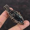 Black Rutile Pendant Copper Wire Wrapped Pendant Dainty Gemstone Pendant Designer Copper Jewelry Handmade Pendant Wire Wrap Jewelry For Gift