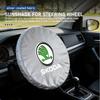 For Skoda Car Steering Wheel Anti-Heat Cover Silver Coated Cloth Sun Shade Cover Kamiq MK3 Roomster Rapid Kodiaq Karoq Fabia xknp33