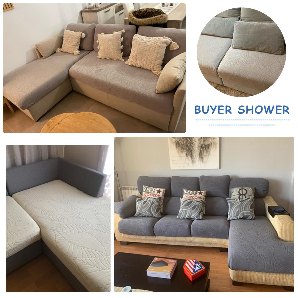 Waterproof Sofa Seat Cushion Cover Jacquard Sofa Cover For Living Room Furniture Protector L Shape Corner Armchair Couch Covers