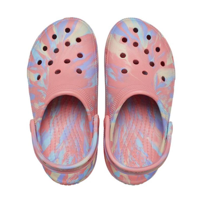 Children's Crocs Marbled Children's Slippers Guava Pink