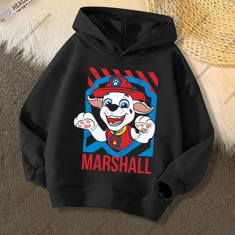 Cute PAW Patrol Kids Hoodies Skye Rubble Print Sweatshirt Trendy Long Sleeve Pullover Toddler Boys Girls Daily Outfit Gifts