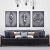3D Abstract Metal Man Decorative Painting Poster Nordic Prints Canvas Painting Wall Art Picture for Living Room Home