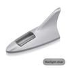 Car Solar LED Shark Fin Antenna Light Anti Collision Warning Lamp Universal Automobile Modeling Decorative Accessory